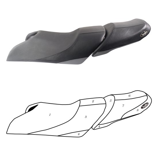 SBT Seat Cover for Yamaha VXS VXS Deluxe 2015-2020 - 108BT435
