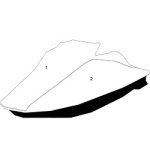 SBT Custom Vented Storage Cover for Sea-Doo GTX 155/215/LTD 215/230/300/RXT 215/260/300/WAKE PRO 215/230 - 111WS114-VC