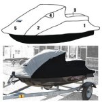 SBT Custom Vented Storage Cover for Kawasaki STX12F/STX15F/STX 2003-2012 - 111WS202-VC