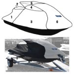 SBT Custom Vented Storage Cover for Yamaha FX/FX HO/FX Cruiser/FX Cruiser HO 2004-2008 - 111WS413-VC