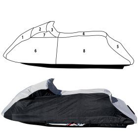 SBT Custom Vented Storage Cover for Yamaha 2015-2018 VX (all) 2017-2018 GP1800 - 111WS423-VC SBT Custom Vented Storage Cover for Yamaha 2015-2018 VX (all) 2017-2018 GP1800 - 111WS423-VC
