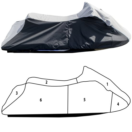 SBT Custom Vented Storage Cover for Yamaha EX Series 2017 2018 - 111WS424-VC
