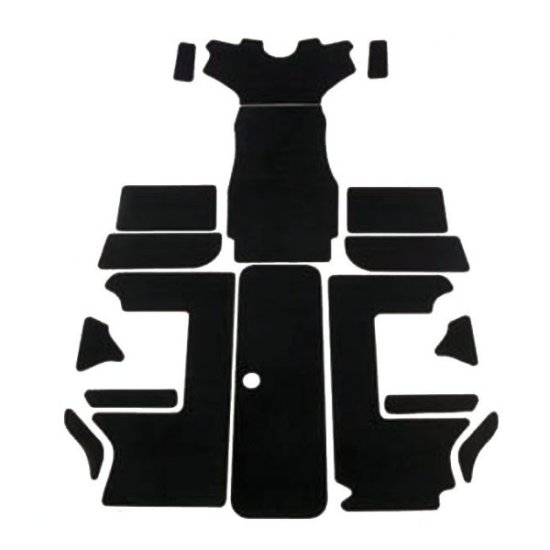SBT Interior Mat Kit for Sea-Doo 2000-2004 Challenger 2000 2002 X-20 - 130BE808Int