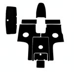 SBT Interior Mat Kit for Yamaha AR230/ AR230HO 2005-2006 SX230 2005-2006 SR230 2005 - 130BE905Int