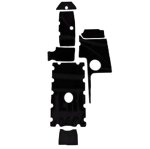 SBT Interior Mat Kit for Yamaha AR230 HO 2007-2009 SR230 HO 2007 SX230 HO 2007-2009 232 LTD 2008-2009 - 130BE908Int