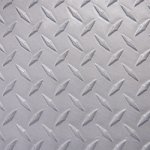 SBT Dark Gray Diamond Plate - With Adhesive - 130BT025