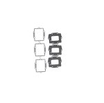 SBT Intake Gasket Kit for Kawasaki Ultra 150/ STX-R/ 1200 STX - 52-211