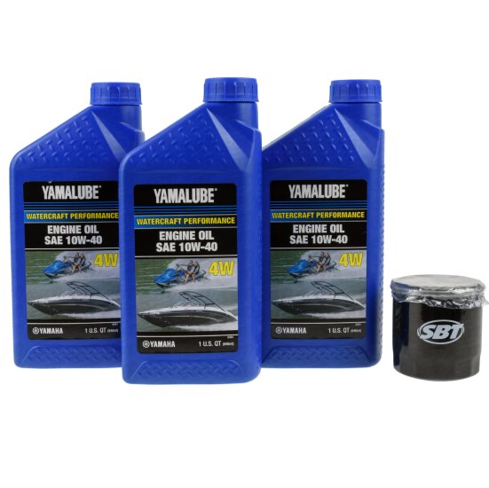 SBT Yamaha 1.0 1.1L 4-Stroke Motors LUB-WTRCG-KT-00 Oil Change Kit - 83-408K