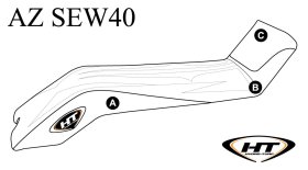SBT Seat Cover for Kawasaki X2 650 - AZ-SEW40 SBT Seat Cover for Kawasaki X2 650 - AZ-SEW40