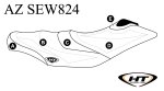 SBT Seat Cover for Sea-Doo GTI 4-Tec 06-08/GTI/GTI SE 130/155/Wake 155 09-10 - AZ-SEW824