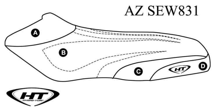 SBT Seat Cover for Sea-Doo GS / GSX - AZ-SEW831