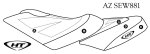 SBT Seat Cover for Sea-Doo GTX (07-09) / GTX Limited (08) (not iS) - AZ-SEW881
