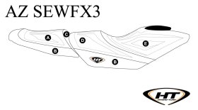 SBT Seat Cover for Yamaha FX HO + SVHO (19-20) - AZ-SEWFX3 SBT Seat Cover for Yamaha FX HO + SVHO (19-20) - AZ-SEWFX3