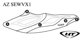 SBT Seat Cover for Yamaha VXS/Deluxe/Sport 10-14/V1/V1 Sport 15-16 - AZ-SEWVX1 SBT Seat Cover for Yamaha VXS/Deluxe/Sport 10-14/V1/V1 Sport 15-16 - AZ-SEWVX1