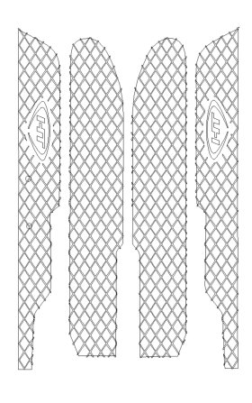 SBT Pro Series Knurled Mats X2 1986-1995 - PR40 SBT Pro Series Knurled Mats X2 1986-1995 - PR40