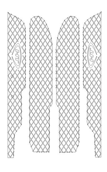 SBT Pro Series Knurled Mats X2 1986-1995 - PR40