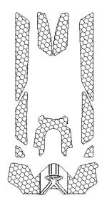 SBT Pro Series Knurled Mats RXT 230/GTX/LTD/ Wake Pro 230 - PR893