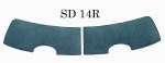 Hydro-Turf Rear Boarding Step Mats Only For Sea-Doo (02-09) Utopia 205 - SD14R
