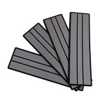 Seadek Teak Step Kit - Storm Gray / Black - 23902-80066