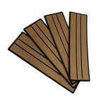 Seadek Teak Step Kit - Mocha / Black - 23902-80093