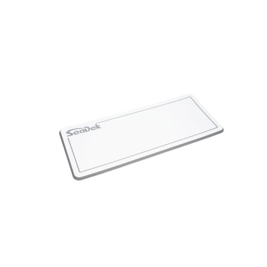 Seadek Dual Density Helm Pad - White / Storm Gray, Large 16 x 39 - 37926-80375