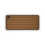 Seadek YETI Tundra 125 Teak Cooler Pad - Mocha / Black - 55836-80093