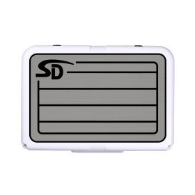Seadek RTIC 20 Teak Cooler Pad - Storm Gray / Black - 56105-80066 Seadek RTIC 20 Teak Cooler Pad - Storm Gray / Black - 56105-80066