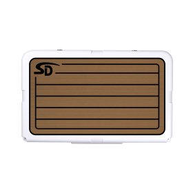 Seadek RTIC 45 Teak Cooler Pad - Mocha / Black - 56107-80093 Seadek RTIC 45 Teak Cooler Pad - Mocha / Black - 56107-80093