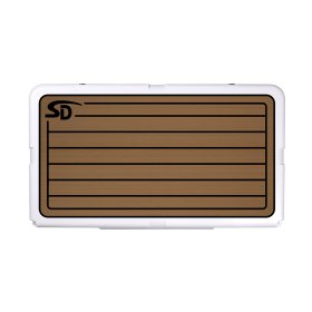 Seadek RTIC 65 Teak Cooler Pad - Mocha / Black - 56109-80093 Seadek RTIC 65 Teak Cooler Pad - Mocha / Black - 56109-80093