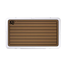Seadek RTIC 110 Teak Cooler Pad - Mocha / Black - 56111-80093 Seadek RTIC 110 Teak Cooler Pad - Mocha / Black - 56111-80093