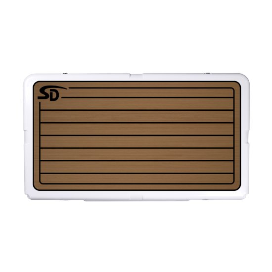 Seadek RTIC 110 Teak Cooler Pad - Mocha / Black - 56111-80093