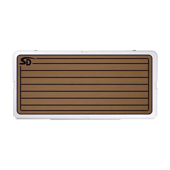 Seadek RTIC 145 Teak Cooler Pad - Mocha / Black - 56114-80093