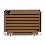 Seadek Orca 40 Teak Cooler Pad - Mocha / Black - 56143-80093