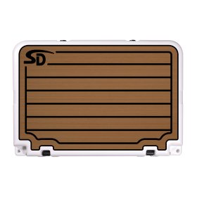 Seadek Orca 40 Teak Cooler Pad - Mocha / Black - 56143-80093 Seadek Orca 40 Teak Cooler Pad - Mocha / Black - 56143-80093