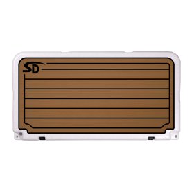 Seadek Orca 75 Teak Cooler Pad - Mocha / Black - 56147-80093 Seadek Orca 75 Teak Cooler Pad - Mocha / Black - 56147-80093