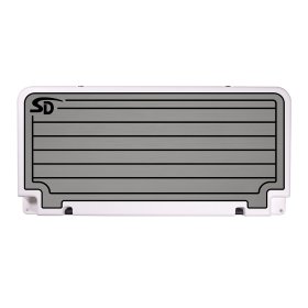 Seadek Orca 80 Teak Cooler Pad - Storm Gray / Black - 56149-80066 Seadek Orca 80 Teak Cooler Pad - Storm Gray / Black - 56149-80066