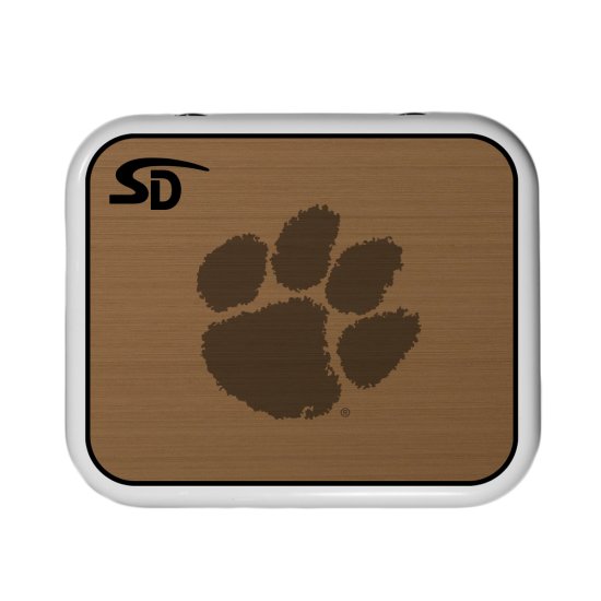 Seadek Collegiate Cooler Pad - YETI Roadie 24 - Mocha / Black, Clemson - 57498-80093