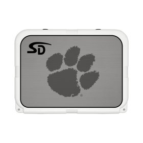 Seadek Collegiate Cooler Pad - YETI Tundra 35 - Storm Gray / Black, Clemson - 57499-80066 Seadek Collegiate Cooler Pad - YETI Tundra 35 - Storm Gray / Black, Clemson - 57499-80066