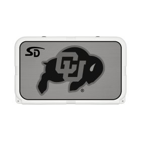 Seadek Collegiate Cooler Pad - YETI Tundra 45 - Storm Gray / Black, University of Colorado - 57503-80066 Seadek Collegiate Cooler Pad - YETI Tundra 45 - Storm Gray / Black, University of Colorado - 57503-80066