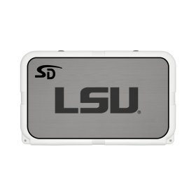 Seadek Collegiate Cooler Pad - YETI Tundra 45 - Storm Gray / Black, LSU - 57512-80066 Seadek Collegiate Cooler Pad - YETI Tundra 45 - Storm Gray / Black, LSU - 57512-80066