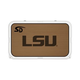 Seadek Collegiate Cooler Pad - YETI Tundra 45 - Mocha / Black, LSU - 57512-80093 Seadek Collegiate Cooler Pad - YETI Tundra 45 - Mocha / Black, LSU - 57512-80093