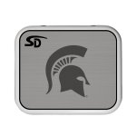 Seadek Collegiate Cooler Pad - YETI Roadie 24 - Storm Gray / Black, Michigan State University - 57513-80066