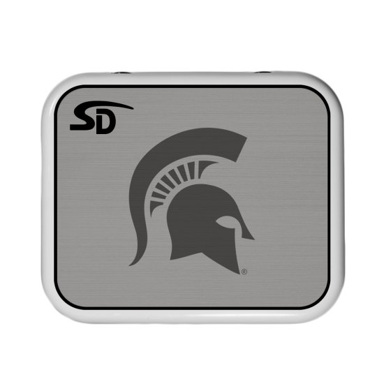 Seadek Collegiate Cooler Pad - YETI Roadie 24 - Storm Gray / Black, Michigan State University - 57513-80066