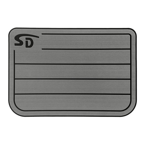 Seadek Engel 50 Teak Cooler Pad - Storm Gray / Black - 57596-80066