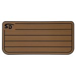 Seadek Engel 80 Teak Cooler Pad - Mocha / Black - 57600-80093