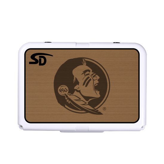 Seadek Collegiate Cooler Pad - RTIC 20 - Mocha / Black, Florida State University - 57673-80093