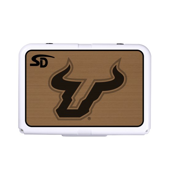 Seadek Collegiate Cooler Pad - RTIC 20 - Mocha / Black, University of South Florida - 57698-80093