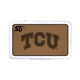 Seadek Collegiate Cooler Pad - RTIC 45 - Mocha / Black, Texas Christian University - 57702-80093 Seadek Collegiate Cooler Pad - RTIC 45 - Mocha / Black, Texas Christian University - 57702-80093