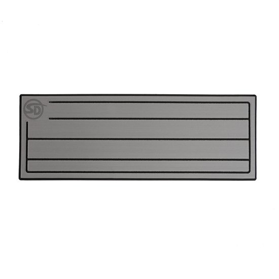 Seadek RV Step Covers - Teak - 24"x8.5" - Storm Gray / Black, Single Step - 58108-80066