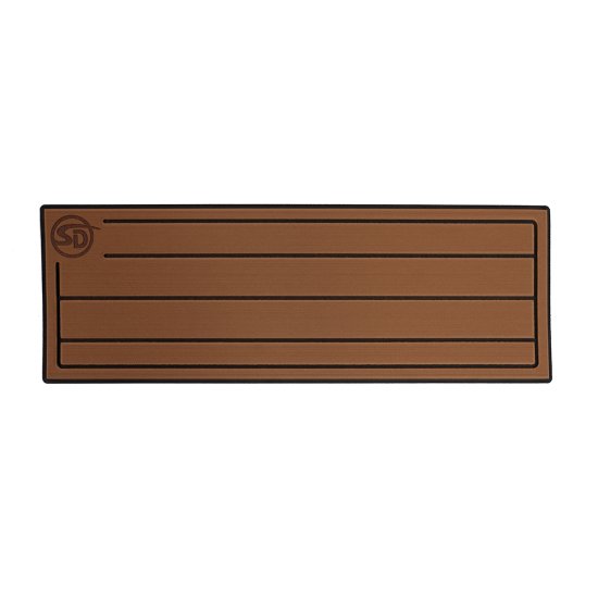 Seadek RV Step Covers - Teak - 24"x8.5" - Brown / Black, 3 Pack - 58109-80070